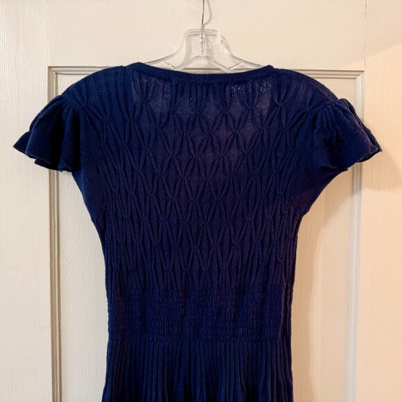 Anthropologie | Sparrow Navy Amarena Sweater Dress - Picture 7 of 12